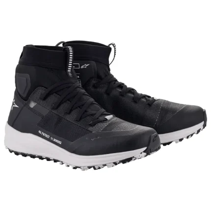 نیم بوت موتورسواری ALPINESTAR مدل BLACK WHITE SPEEDFORCE
