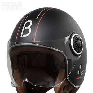 ‏کلاه کاسکت وسپایی بئون مدل B110 TITANIUM BLACK