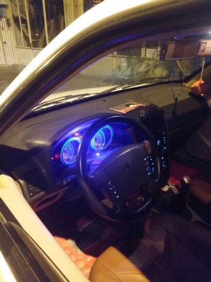 قاب کیلومتر نورانی پژو داشبرد جدید