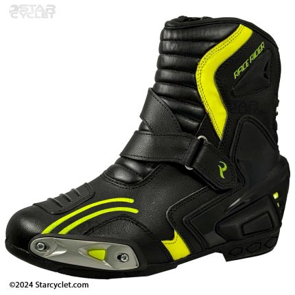 نیم بوت موتورسواری RACE RIDER مدل GREEN