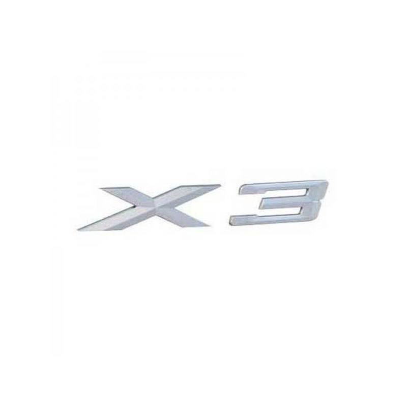لوگو x3 مناسب درب صندوق بی ام وx3 لوگو x3 مناسب درب صندوق بی ام وx3
