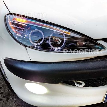 چراغ جلو اسپرت 206 طرح bmw ال ای دی - Image 5