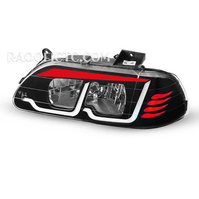 چراغ جلو پراید 131 طرح i8 قرمز - Image 2