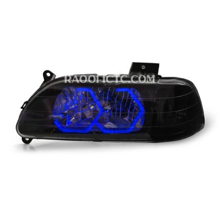 چراغ جلو پراید ۱۳۱ گلس i8 آبی