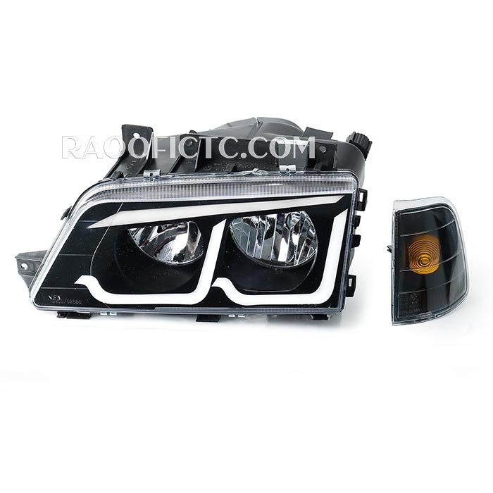 چراغ جلو پژو 405 طرح bmw سفید - Image 3
