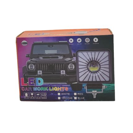 پروژکتور آفرود مربعی لنزدار RGB
