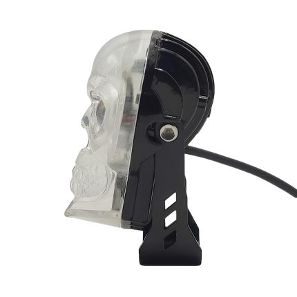 پرژکتور موتورسیکلت طرح SKULL مدل RGB شفاف