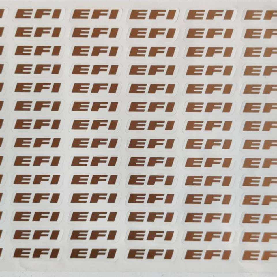 برچسب EFI طلایی برچسب EFI طلایی