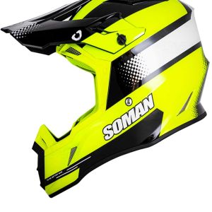 کلاه کاسکت کراسی SOMAN مدل M11 BLACK-YELLOW-STAR-LORD کلاه کاسکت کراسی SOMAN مدل M11 BLACK-YELLOW-STAR-LORD