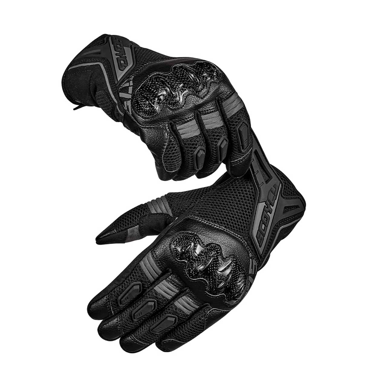 خرید دستکش پروتکشن‌دار SCOYCO مدل MC175 BLK-GREY