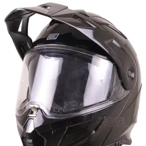 کلاه کاسکت ادونچری ORIGINE مدل SOLID BLACK GLOSS H276