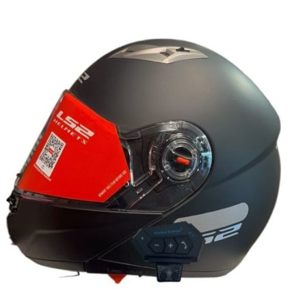 کلاه فک متحرک بلوتوث دار LS2 – مشکی + bt12