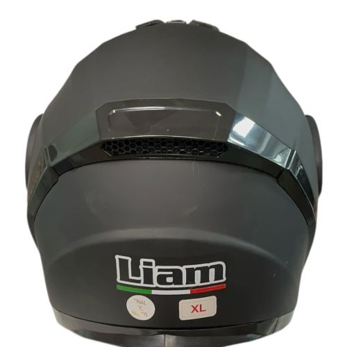 کلاه کاسکت فک متحرک ارزان مدل LIAM مشکی مات