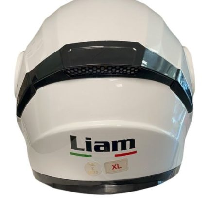 کلاه کاسکت فک متحرک ارزان مدل LIAM سفید