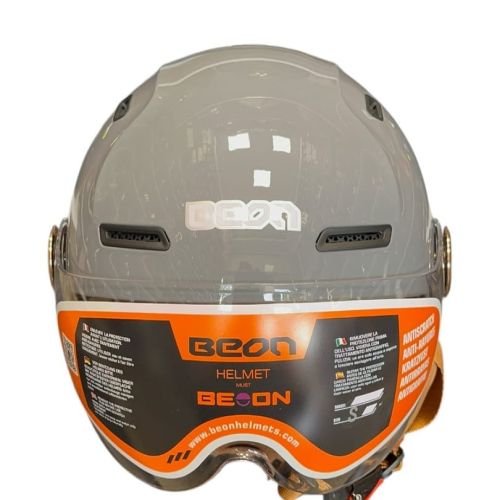 کلاه کاسکت وسپایی BEON با قابلیت تنظیم سایز طوسی