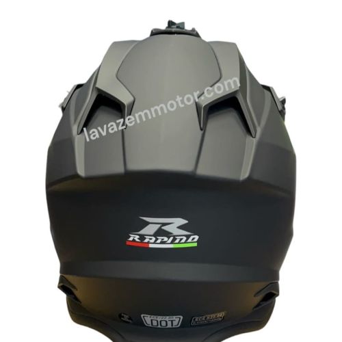 کلاه کاسکت کراسی RAPIDO مدل 635 MATT BLACK