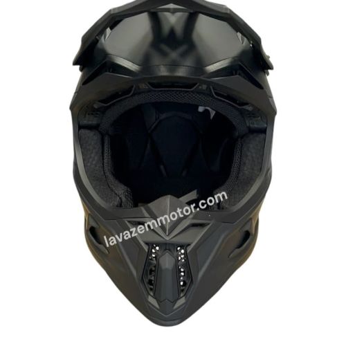 کلاه کاسکت کراسی RAPIDO مدل 635 MATT BLACK