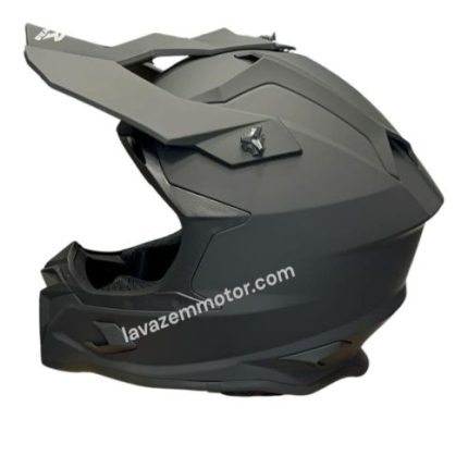کلاه کاسکت کراسی RAPIDO مدل 635 MATT BLACK