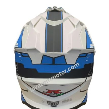 کلاه کاسکت ادونچر RAPIDO مدل 632 MATT BLACK BLUE