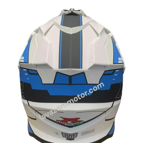 کلاه کاسکت ادونچر RAPIDO مدل 632 MATT BLACK BLUE