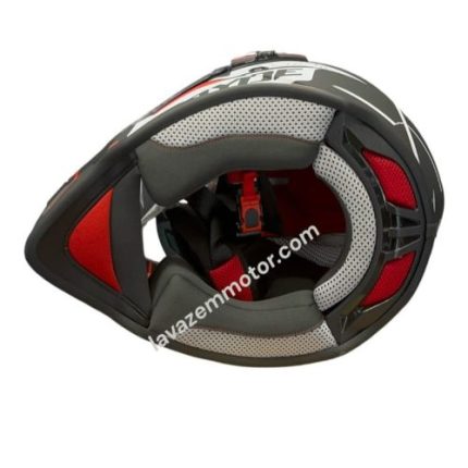 کلاه کاسکت ادونچر RAPIDO مدل 632 MATT BLACK BLUE