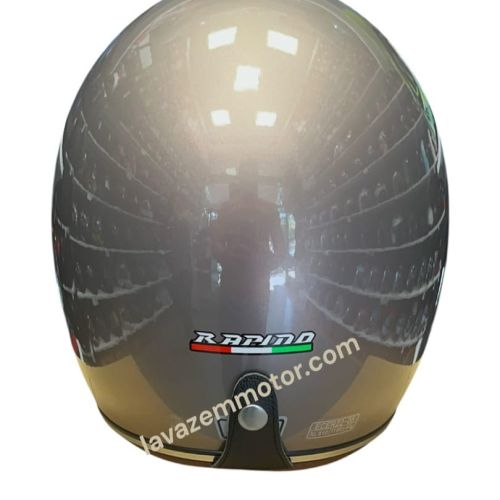 کلاه کاسکت وسپایی راپیدو مدل 859_BRN قهوه ای