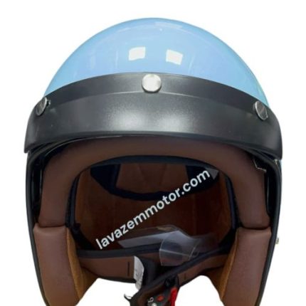 کلاه کاسکت وسپایی RAPIDO مدل 859 GLOSSY BLUE