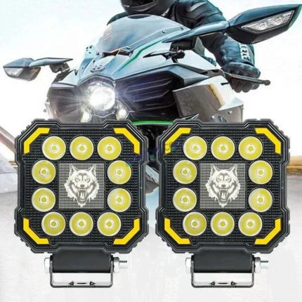 پرژکتور مربعی 10LED طرح گرگ مدل RGB