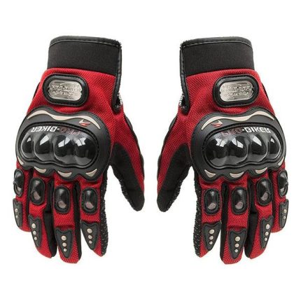خرید دستکش چهارفصل موتور سواری مدل PRO BIKER RED