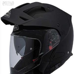 کلاه کاسکت فک جدا SMK مدل HYBRID EVO-UNICOLOUR (MA200)
