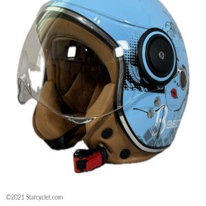 کلاه کاسکت بدون فک BEON مدل B110 Avenue-BLUE