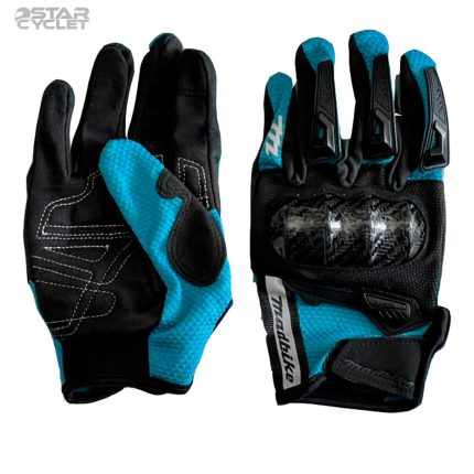 دستکش موتور سواری مدبایک مدل 01 BLK-BLU