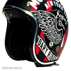 کلاه کاسکت وسپایی RED LINE مدل 936-14 MATT-BLACK-FLY