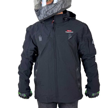 خرید کاپشن موتور سواری FEHER مدل 543 BLACK