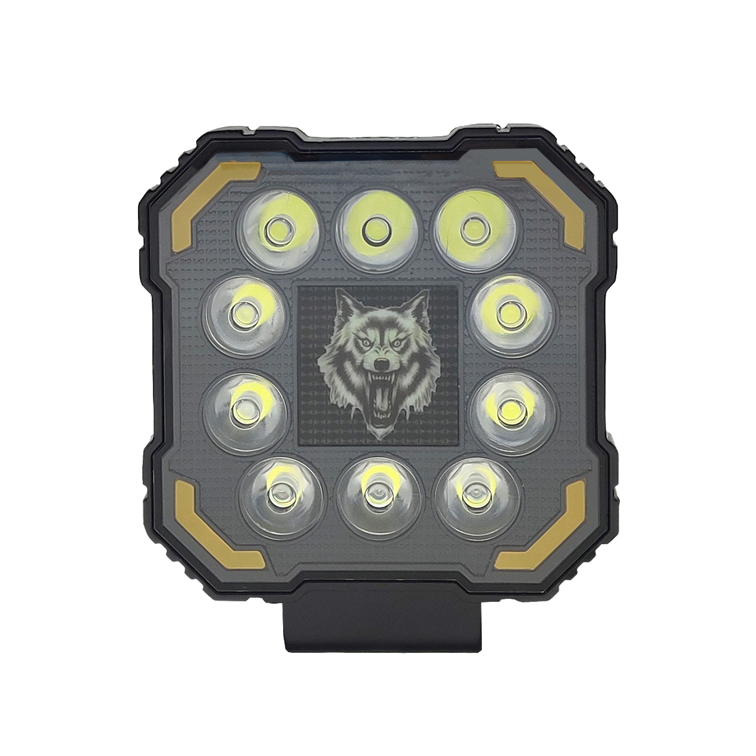 پرژکتور مربعی 10LED طرح گرگ مدل RGB - Image 1