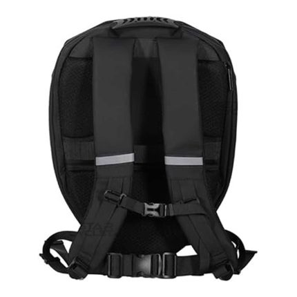 قیمت کوله پشتی چراغ دار موتور سواری مدل LOY CARBON