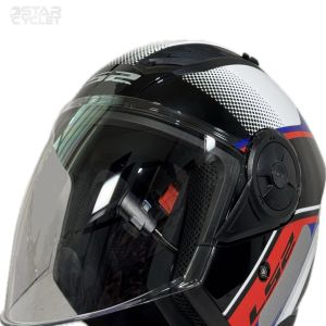 کلاه کاسکت LS2 مدل 616-RD-BLU بلوتوث دار