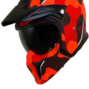 کلاه کاسکت فک جدا RAPIDO مدل 890 MATT-ARMY 7#B