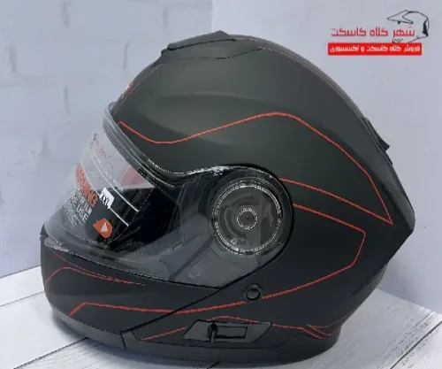کلاه کاسکت ردلاین فک متحرک کد 937