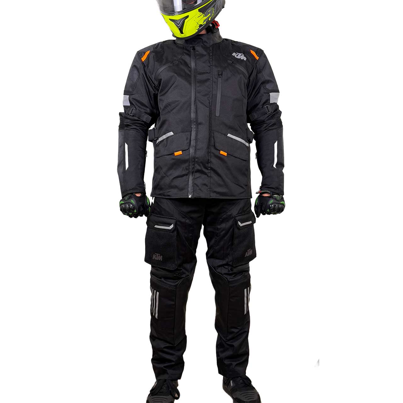 خرید ست کاپشن شلوار موتورسواری مدل KTM RC خرید ست کاپشن شلوار موتورسواری مدل KTM RC