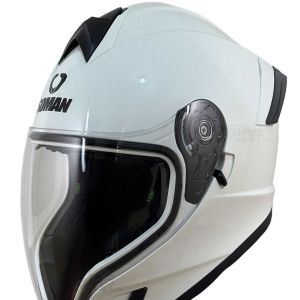 کلاه کاسکت ثابت SOMAN مدل975 GLOSS-WHITE
