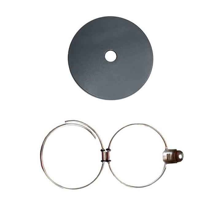 درب باک بنزین خودرو قطعه سازان کبیر مدل BAK-206GRY-887 مناسب برای پژو 206 به همراه نگهدارنده درب باک بنزین خودرو قطعه سازان کبیر مدل BAK-206GRY-887 مناسب برای پژو 206 به همراه نگهدارنده