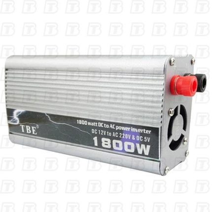 مبدل برق خودرو TBE مدل 1800 وات 12V-TO-220V