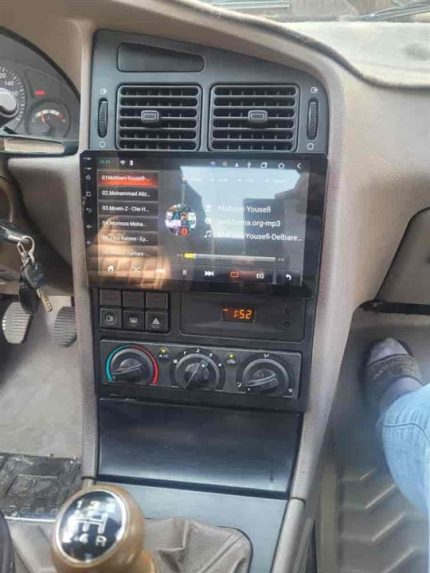 مانیتور11اینچ اندروید13 پژو 405 و پژو پارس داشبرد قدیم قاب بالا مدل T3L برند VoxMedia