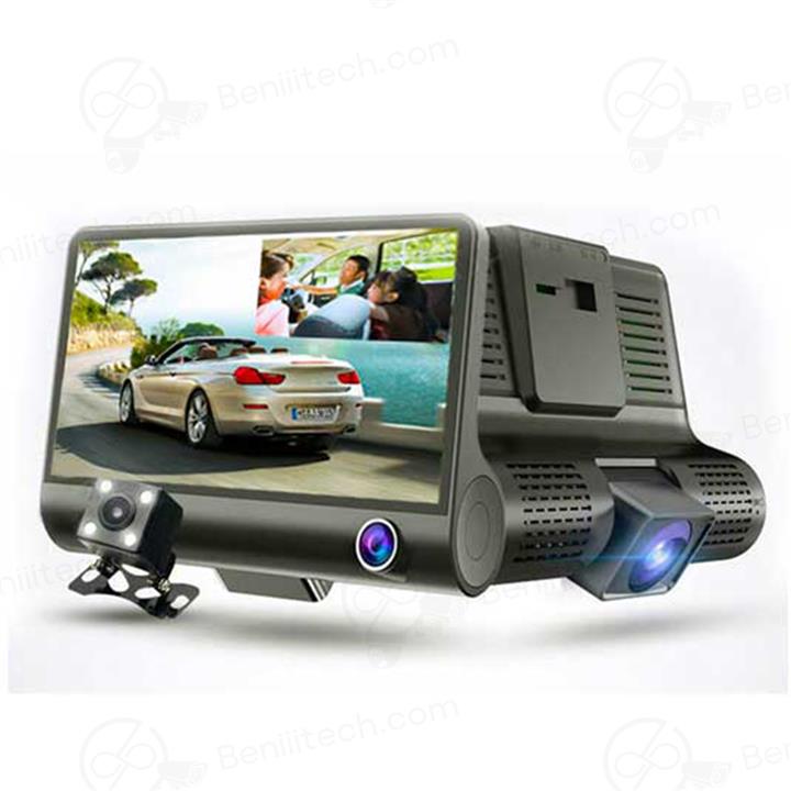 دوربین ثبت وقایع خودرو سه لنز 3lens Video car DVR