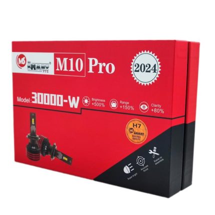 هدلایت لامپ خودرو اسمارت مدل M10 PRO پایه H7 بسته دو عددی