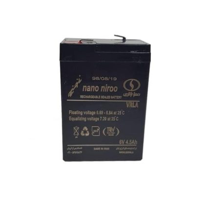 باتری سیلد اسید 6 ولت 4.5 آمپر ساعت صبا باتری Saba Battery 6V 4.5Ah