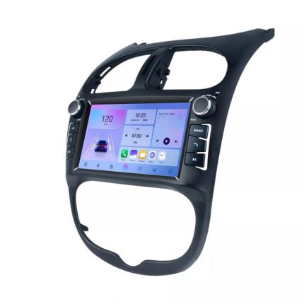 مانیتور۸ اینچ اندروید فابریک ولوم برجسته شرکتی پژو 206 ولوم دار مدل M300 برند اسکرین تک