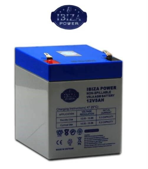 باتری سیلد اسید ایبیزا 45 آمپرساعت 12V باتری سیلد اسید ایبیزا 45 آمپرساعت 12V