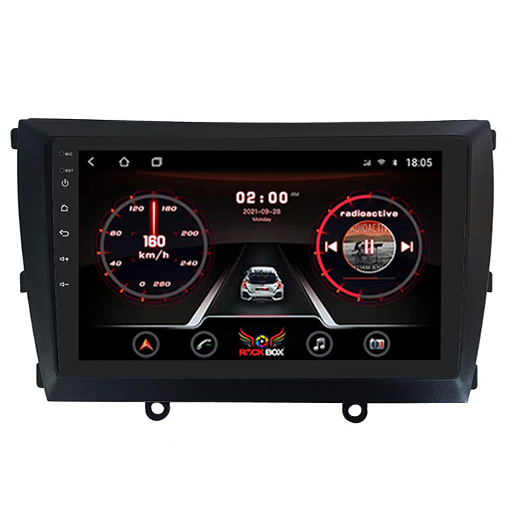 مانیتور فابریک اندروید لیفان 820 برند شیائومی رم 4 حافظه 32 گیگ همراه فریم اصلی و GPS و میکروفون